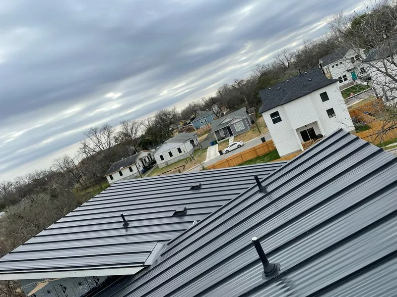 Standing seam metal roof panels with vents for Skylight Repair in Upper Deerfield